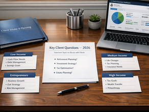 WHAT QUESTIONS SHOULD A CPA ASK CLIENTS IN 2026 FOR LOW, MEDIUM, HIGH INCOME EARNERS AND ENTREPRENEURS