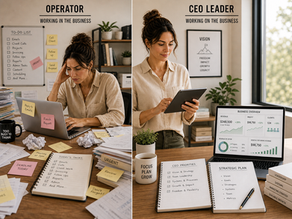 The CEO Shift: Moving From Operator to Leader