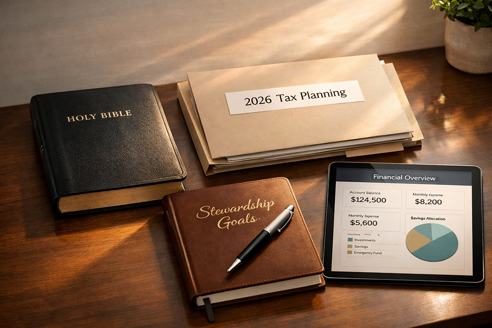 BIBLICAL STEWARDSHIP MEETS TAX STRATEGY PLANNING WITH PURPOSE IN 2026