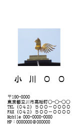 名刺 見本 写真入り1