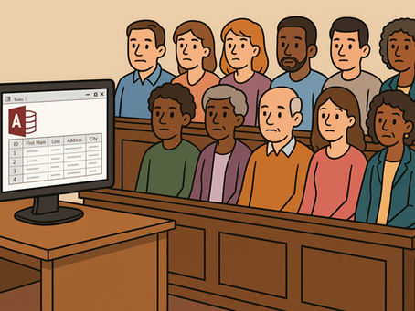 A Jury trial in progress