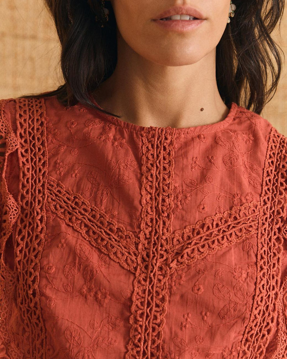 Miniatura: Blusa Punto Tana Terracota Polín Et Moi