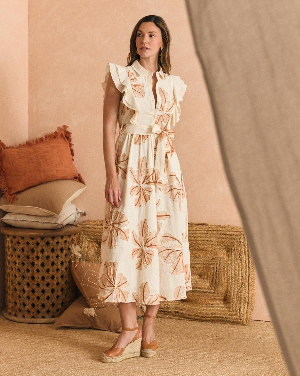 Vestido Bordado Claudia Crudo Polín Et Moi