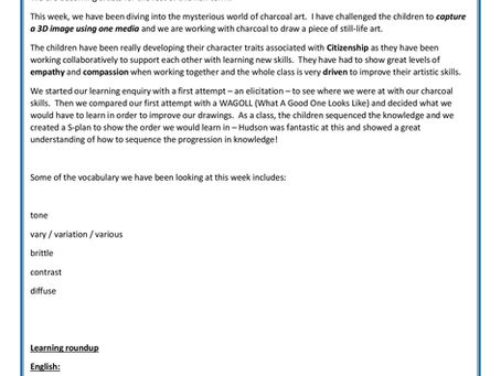 Year 3 Weekly Letter 15/10/2021