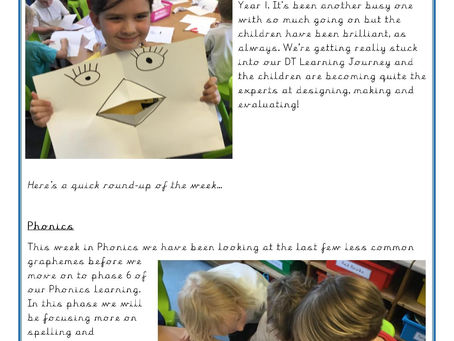 Year 1 Weekly Letter 23/06/2023