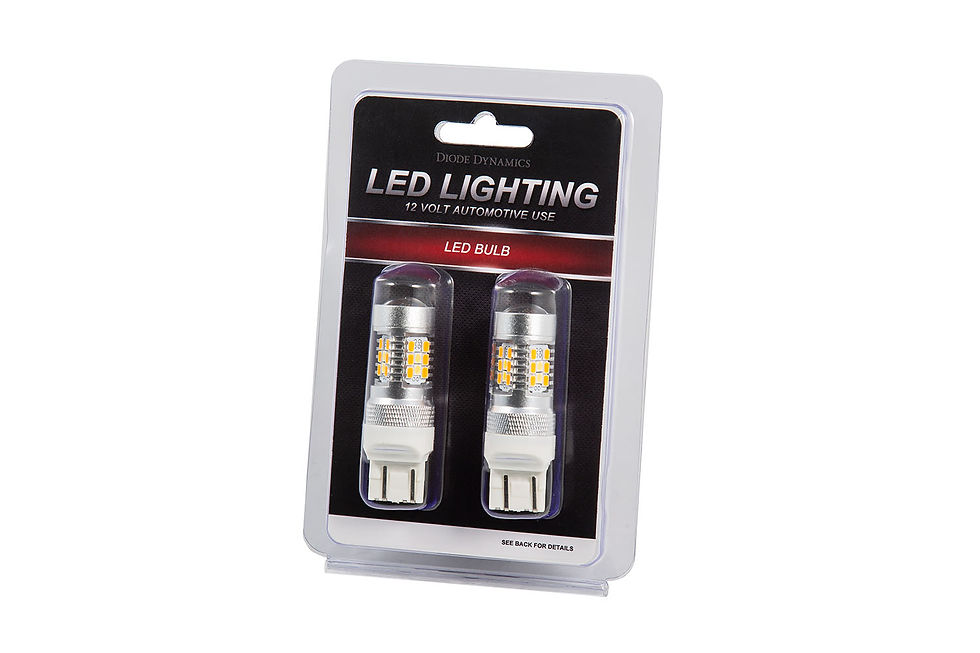 Thumbnail: 7443 LED Bulb HP24 LED Cool White Switchback Pair Diode Dynamics