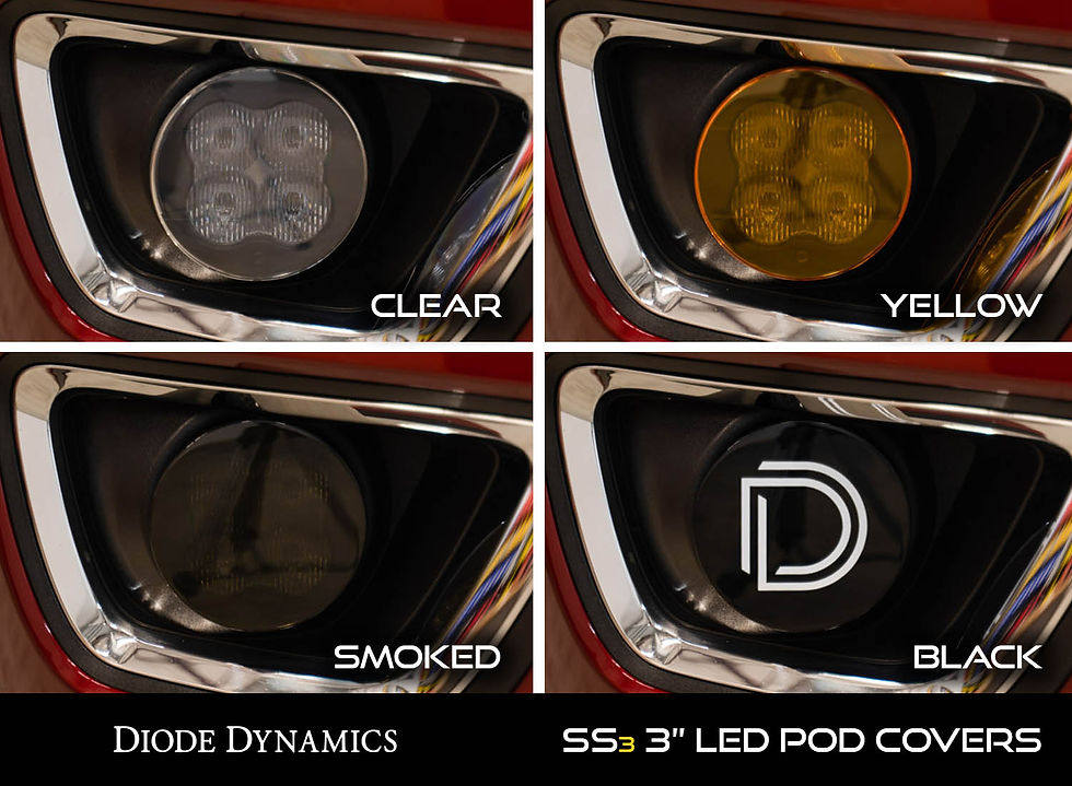 Thumbnail: SS3 LED Pod Cover Standard Smoked