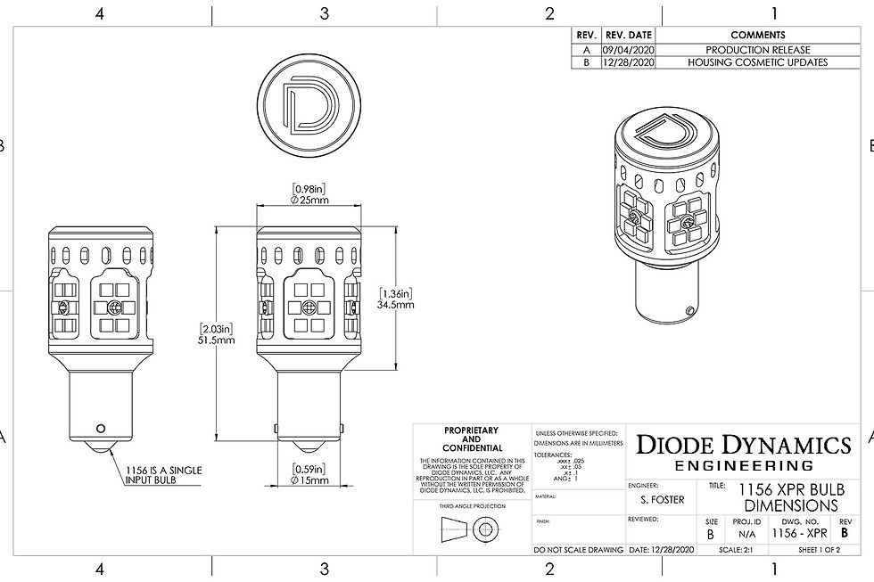 Thumbnail: 1156 XPR LED Bulb Cool White Pair Diode Dynamics