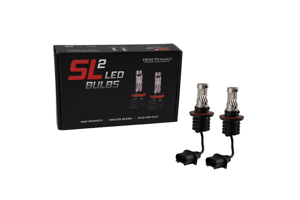 Thumbnail: H13 White SL2 LED Bulbs Pair Diode Dynamics