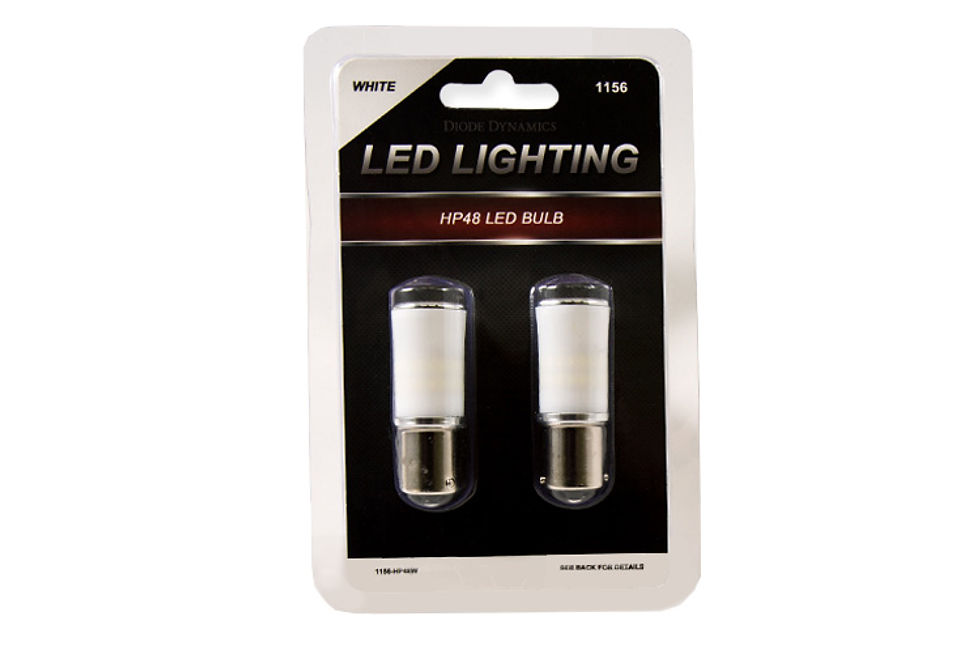 Thumbnail: 1156 LED Bulb HP48 LED Red Pair Diode Dynamics