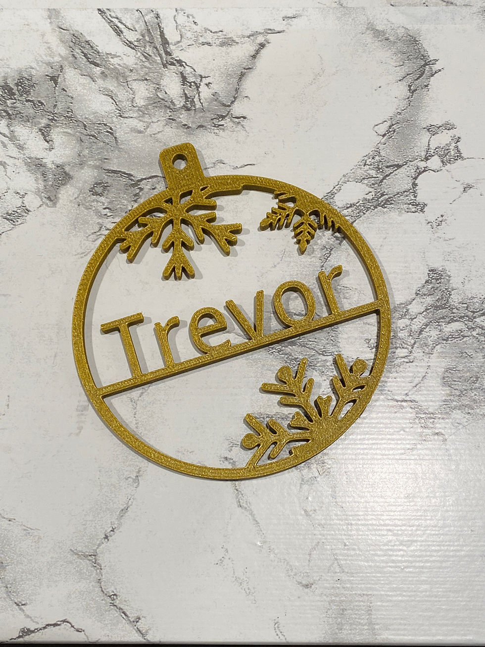Thumbnail: 3D Printed Name Ornament