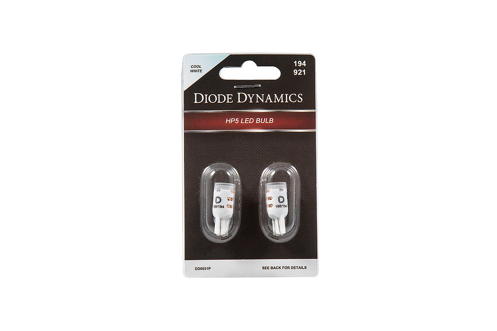 Thumbnail: 194 LED Bulb HP5 LED Amber Single Diode Dynamics