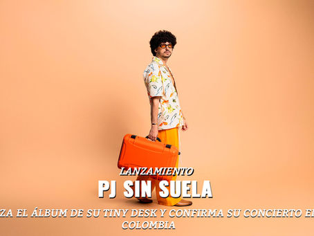 PJ Sin Suela,lanza el álbum de su Tiny Desk y confirma gira por Latinoamérica con parada en Colombia