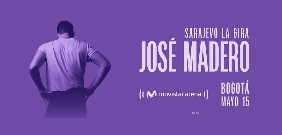José Madero en concierto en su primera Movistar Arena