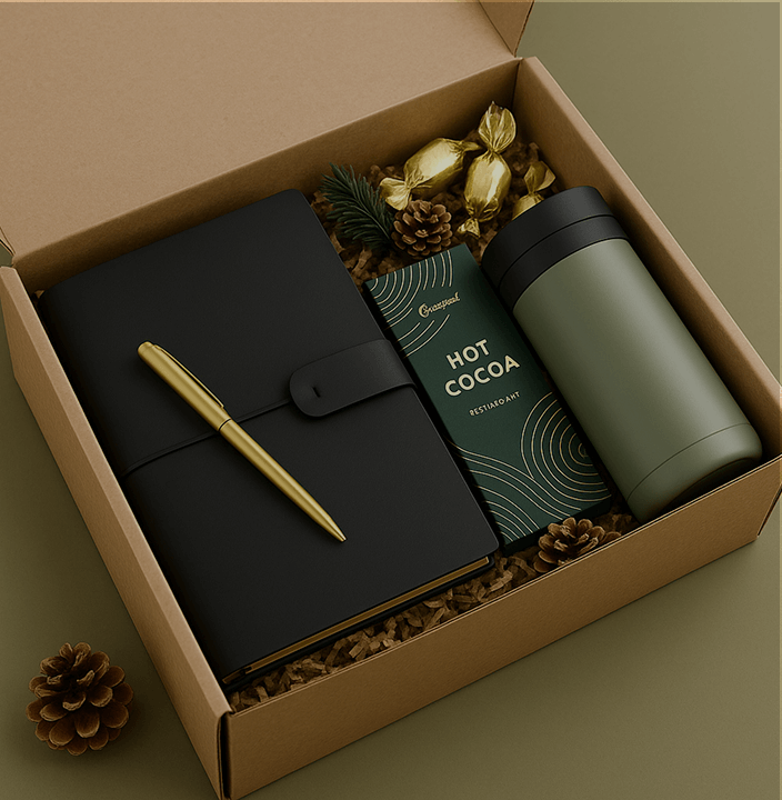 Corporate employee welcome kit gift box