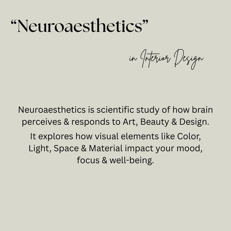 “Neuroaesthetics” in Interior Design