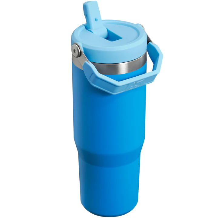 Pink Stainless Steel Bottle With Flip Straw 890ml main image 1