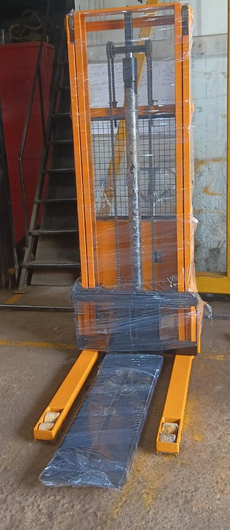 Semi-Electric Stacker Manufacturer in Bangalore. 