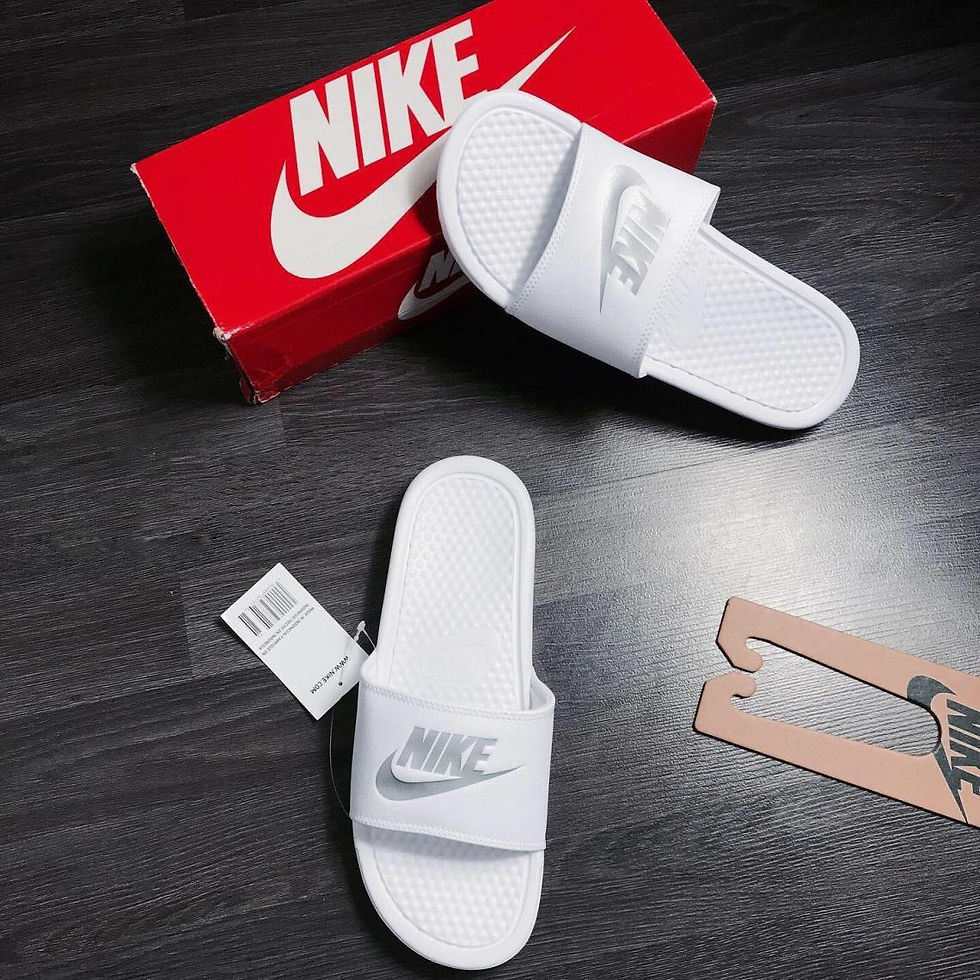 Thumbnail: Dép Chính Hãng Nike Benassi All White