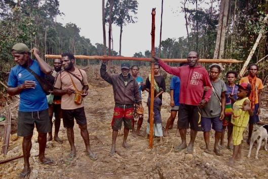 Traditional cross at the Wanam Merauke National Park (PSN). Photo: Pusaka
