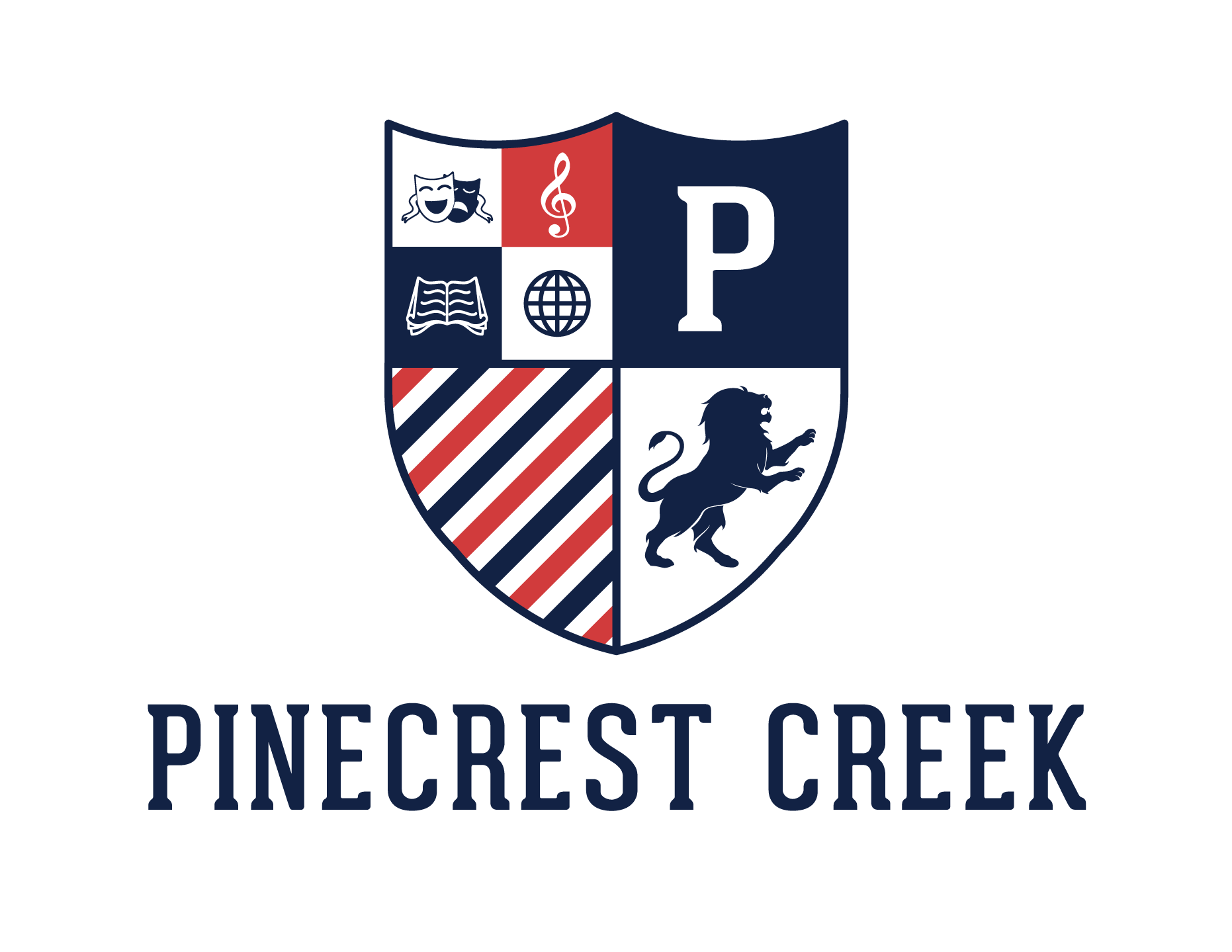 Pinecrest Creek Academy Crest Logo