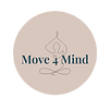 Mindful movement and wellness coaching brand logo.