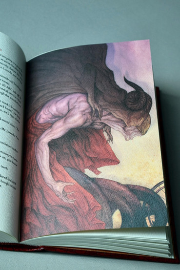 Red Dragon lettered - Suntup Editions - Jason Mowry art 