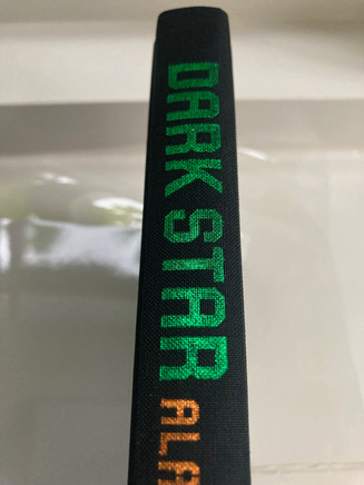 Foil stamped spine