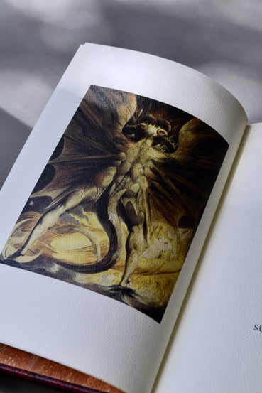 Red Dragon lettered - Suntup Editions -  William Blake The Great Red Dragon