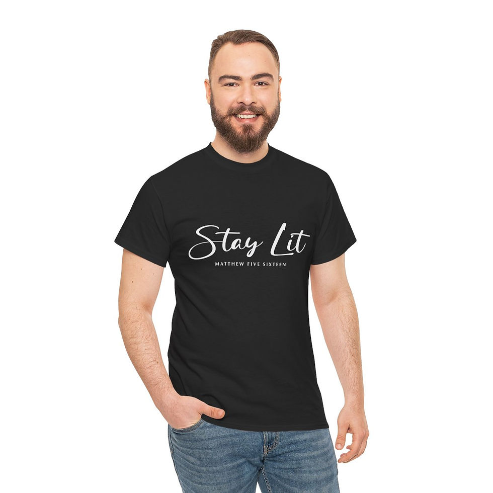Thumbnail: Stay Lit - Unisex Heavy Cotton Tee