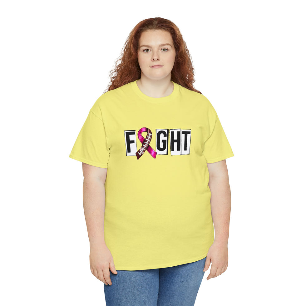 Thumbnail: Breast Cancer FIGHT Unisex Heavy Cotton Tee