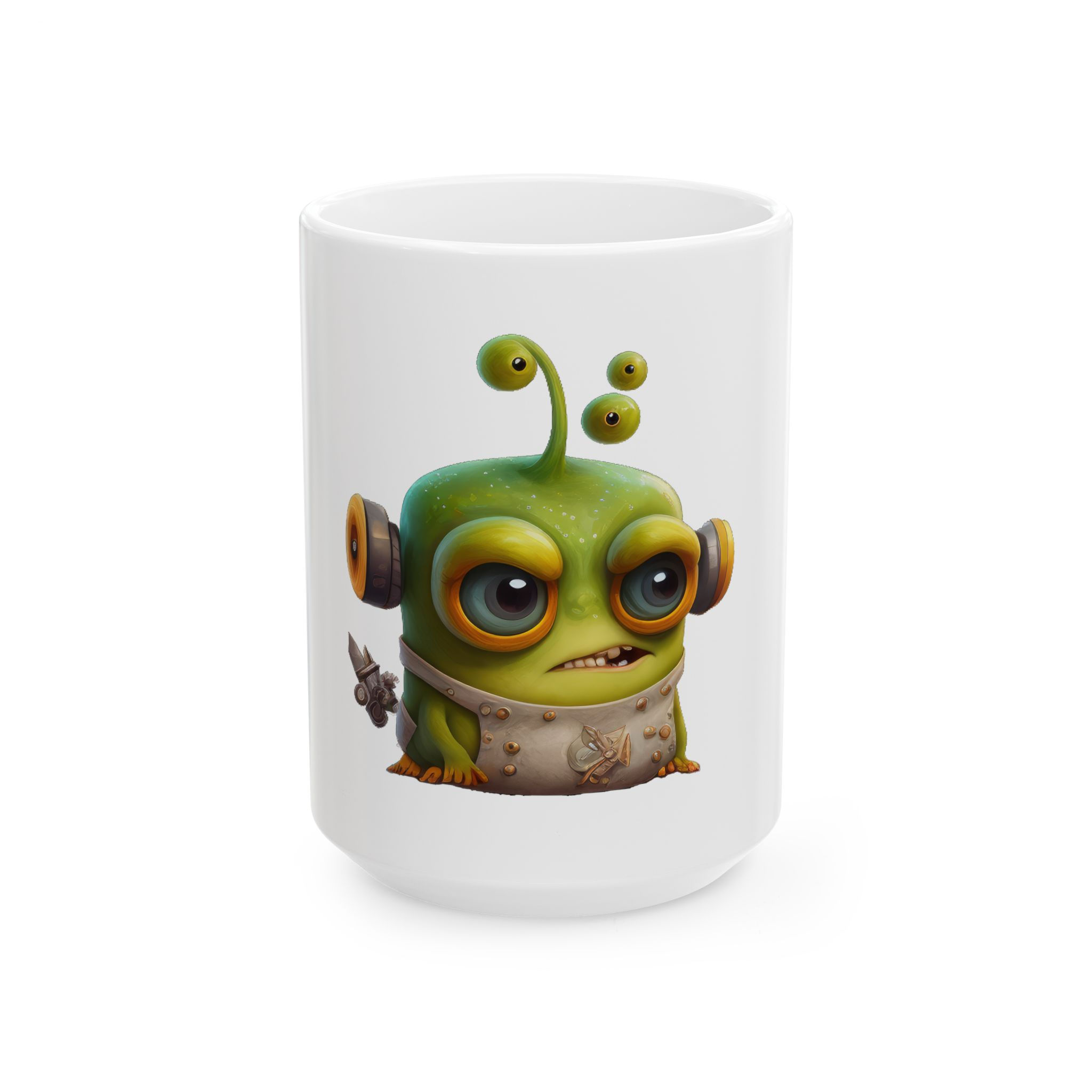 Alien Angry Ceramic Mug, (11oz, 15oz)