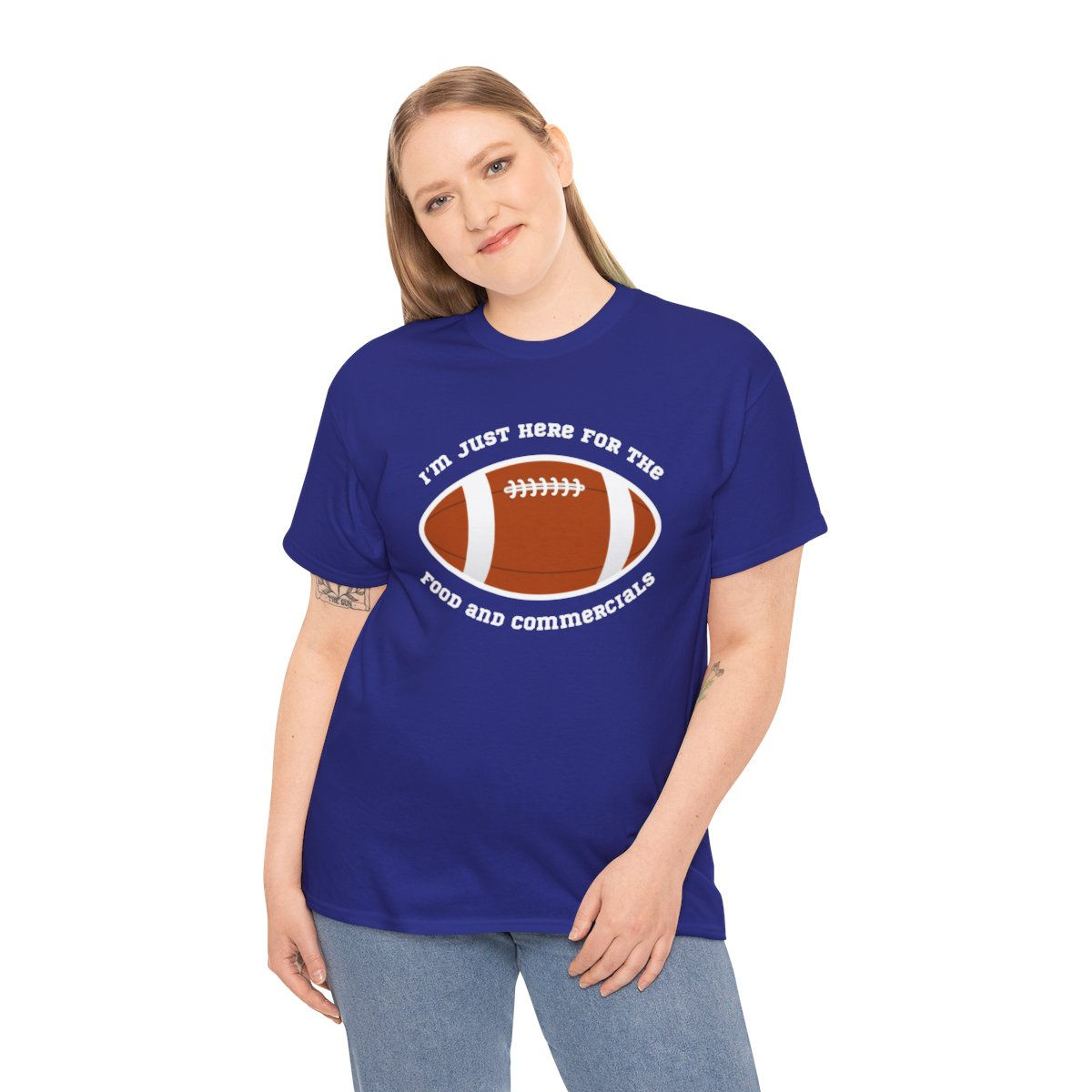 Football Commercials & Snacks - Unisex Heavy Cotton Tee
