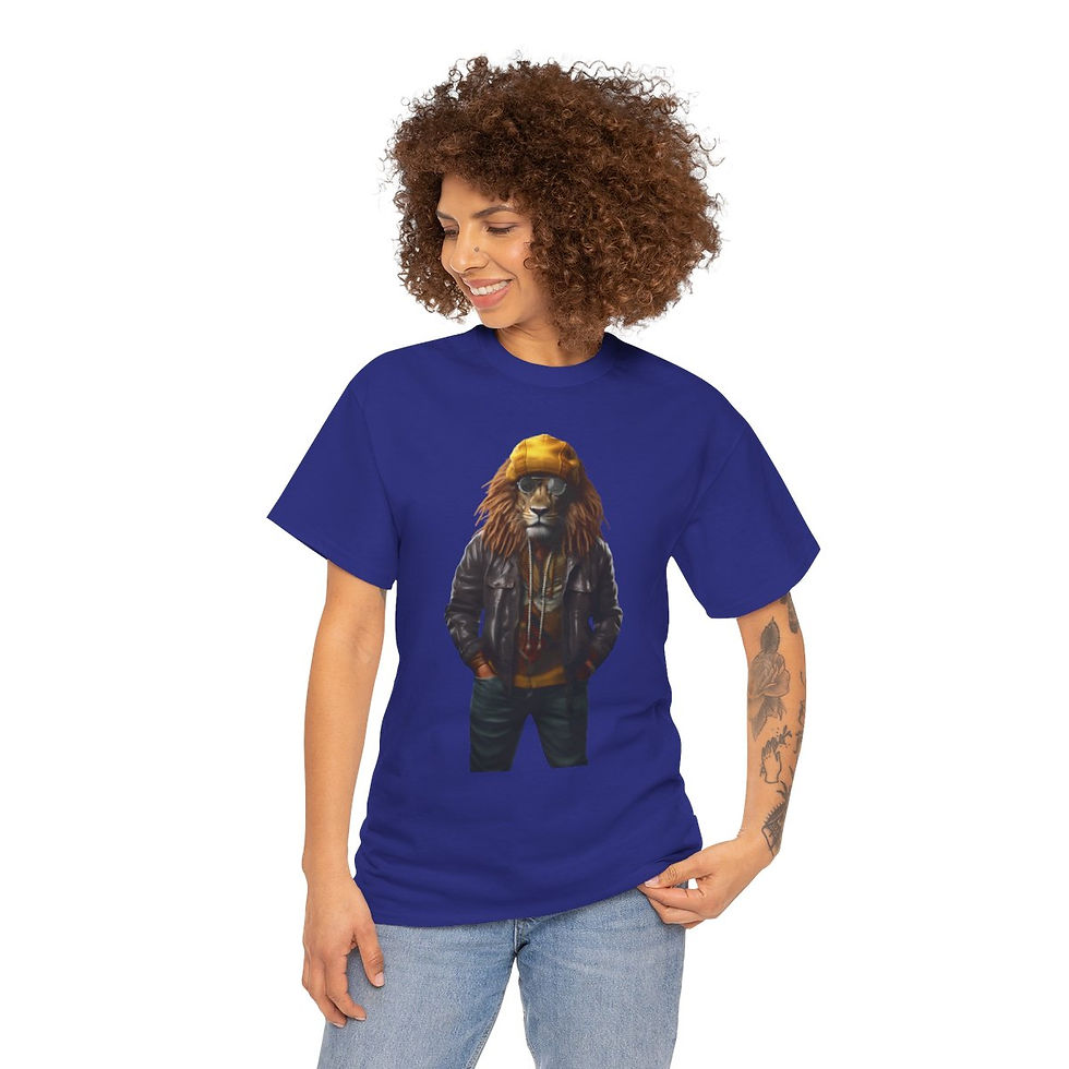 Thumbnail: Cool Lion - Unisex Heavy Cotton Tee