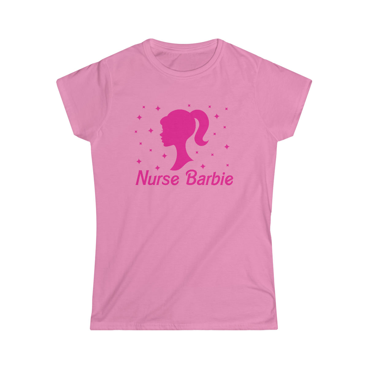 Nurse Barbie (100% Cotton) Women's Softstyle Tee
