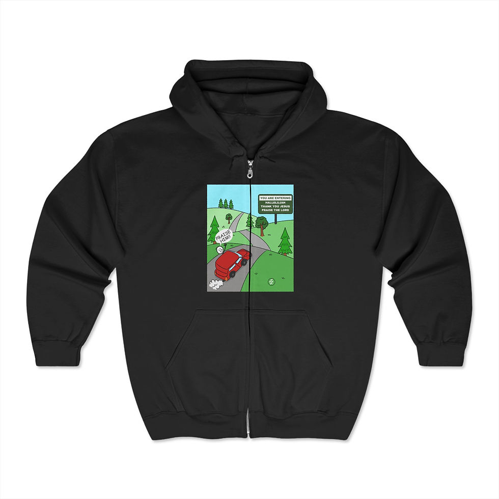 Thumbnail: Praise Him - Unisex Heavy Blend™ Full Zip Hooded Sweatshirt