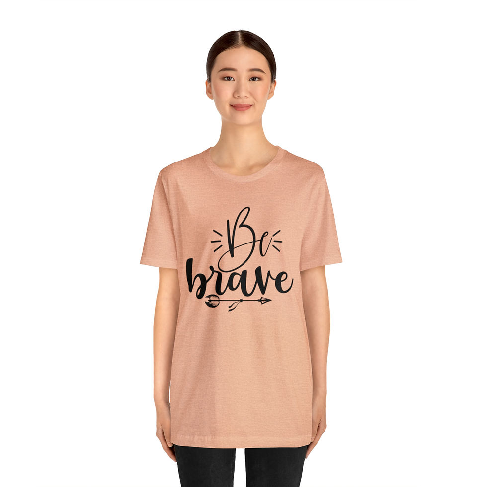 Thumbnail: Be Brave (Soft Cotton) Unisex Jersey Short Sleeve Tee