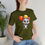 Thumbnail: Cat with 3 ballooms (Soft Cotton) Unisex Jersey Short Sleeve Tee