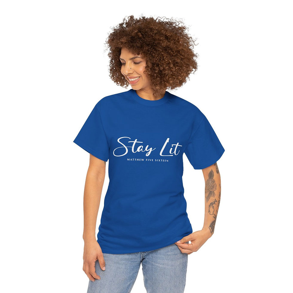 Thumbnail: Stay Lit - Unisex Heavy Cotton Tee