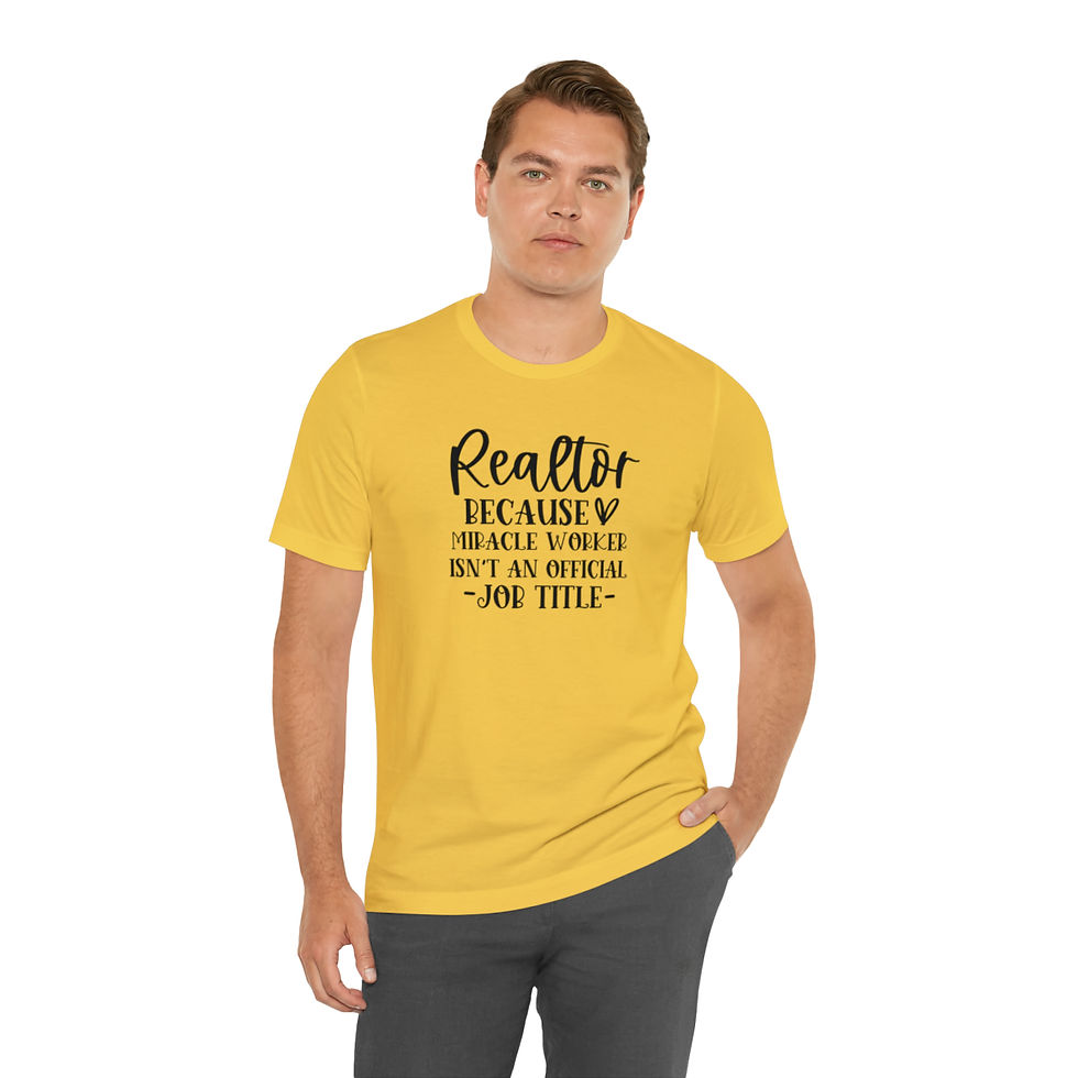 Thumbnail: Realtor Miracle Worker (Soft Cotton) Unisex Jersey Short Sleeve Tee
