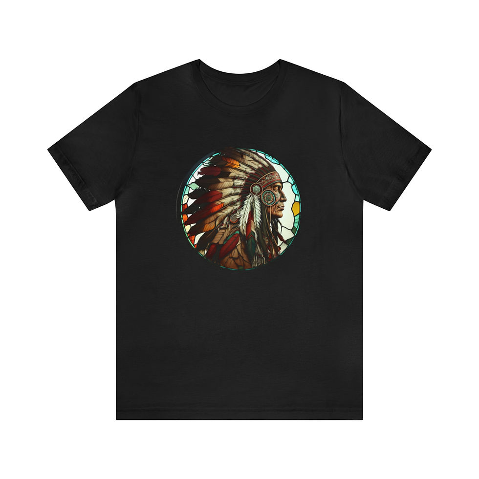 Thumbnail: Native American (Soft Cotton) Unisex Jersey Short Sleeve Tee