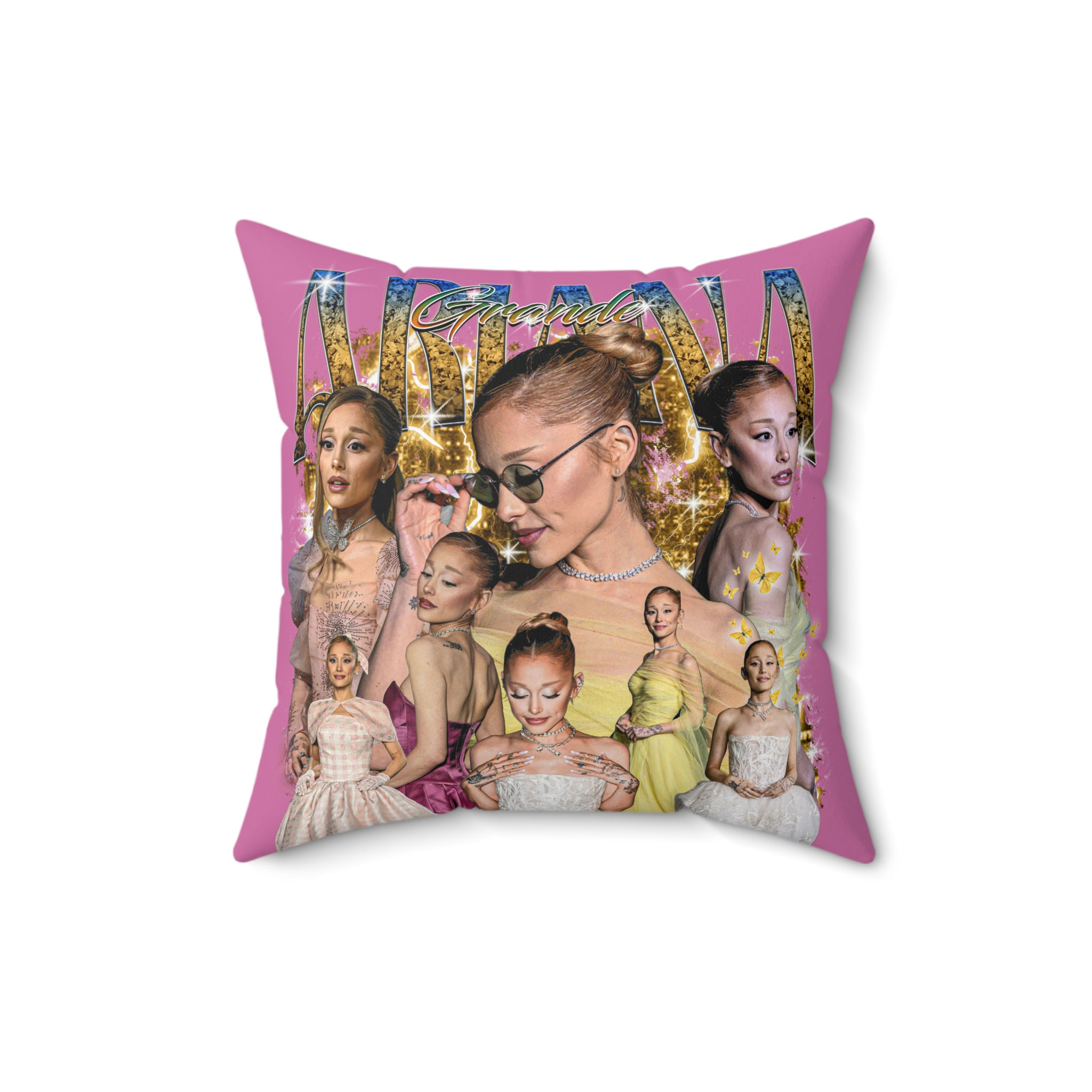 Pop Singer Actress Spun Polyester Square Pillow