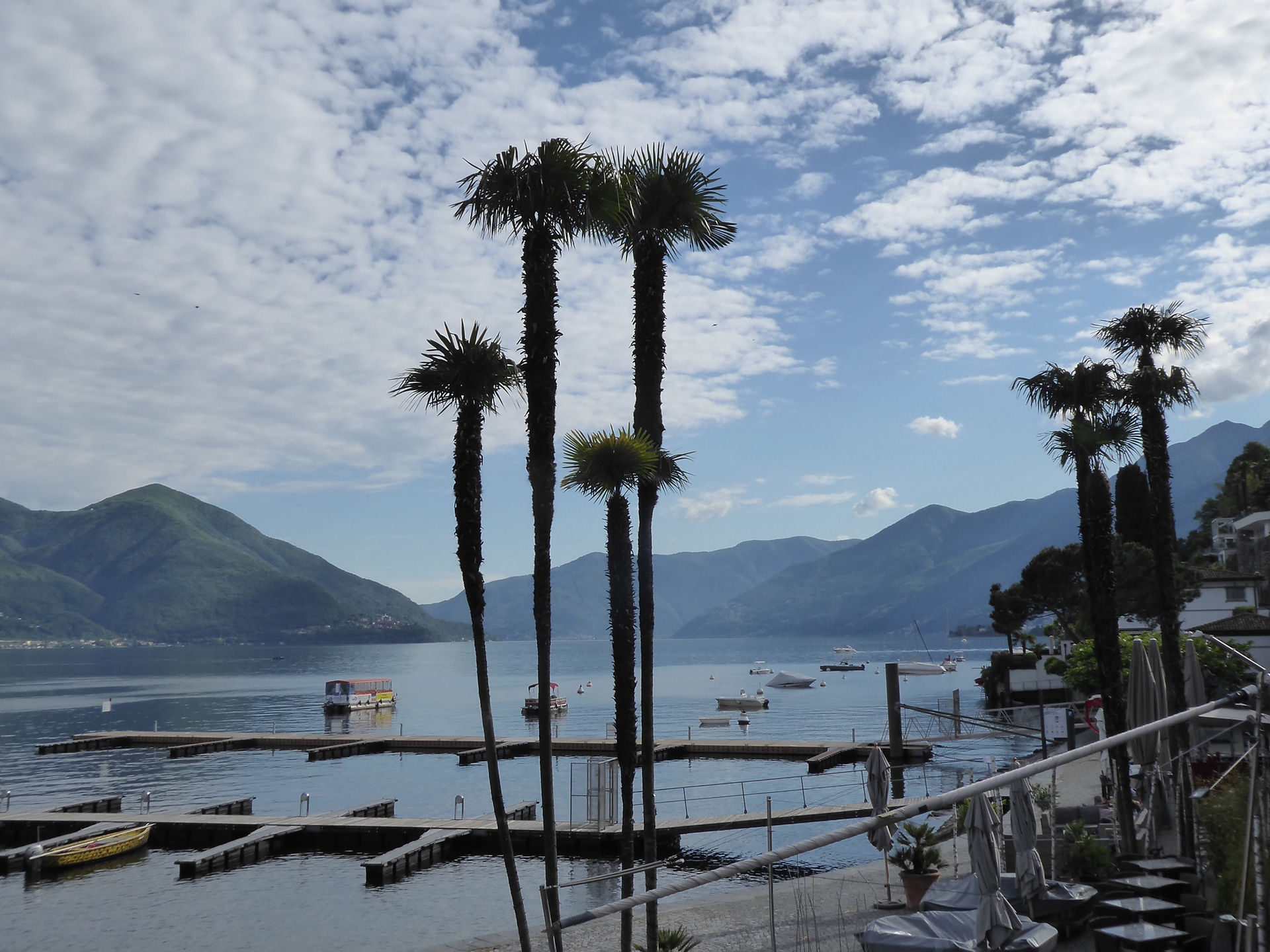 Ankunft in Ascona