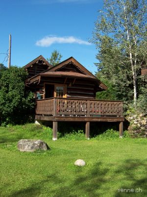 Unsere Block Hütte