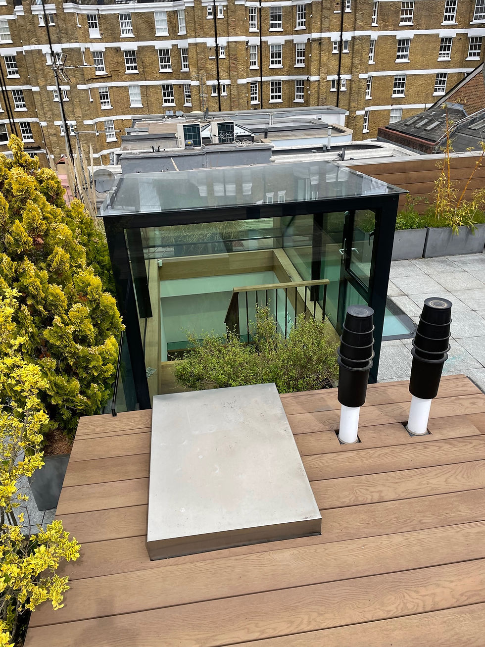 Fixed / access frameless box rooflight