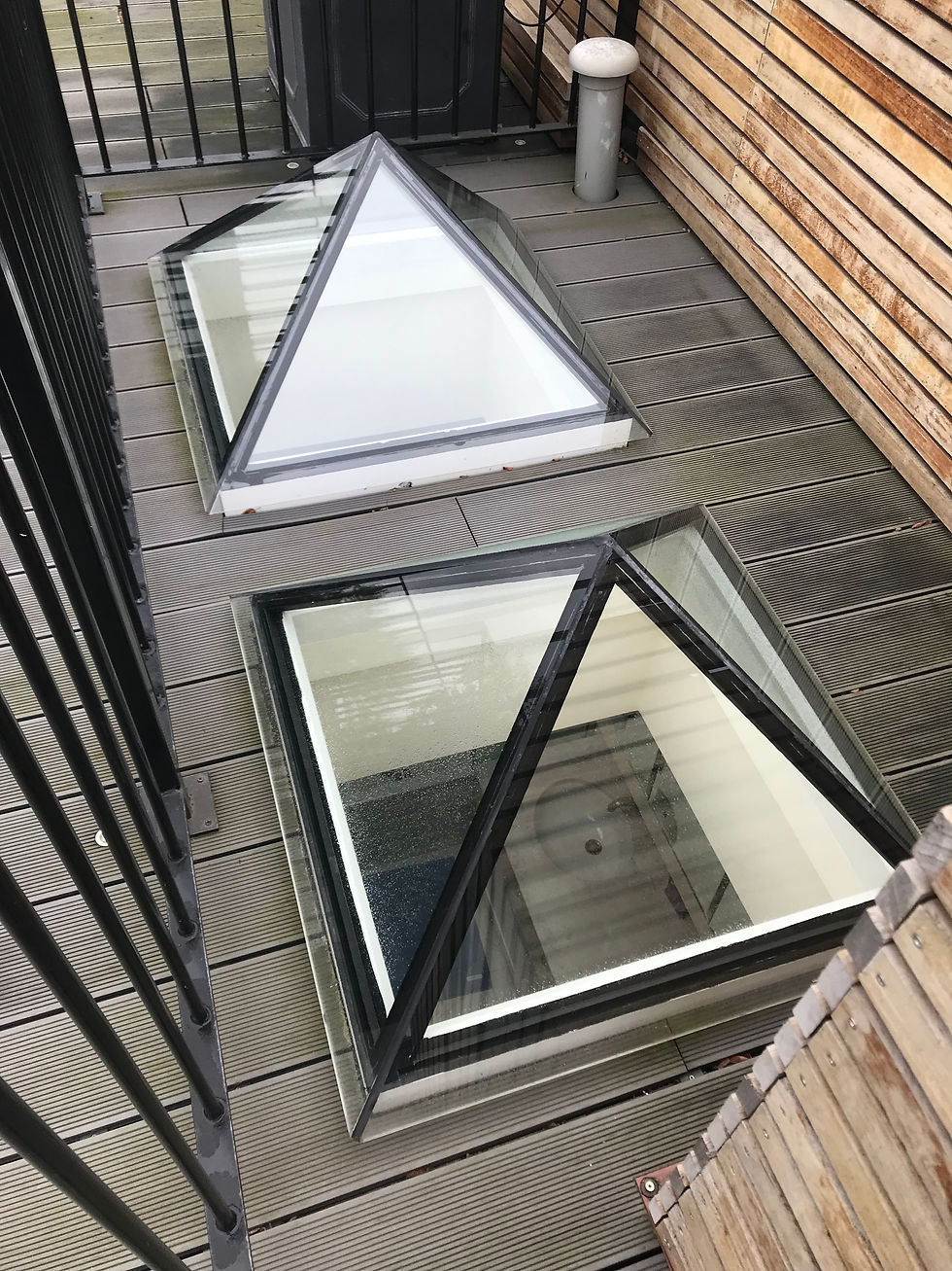Pyramid rooflights