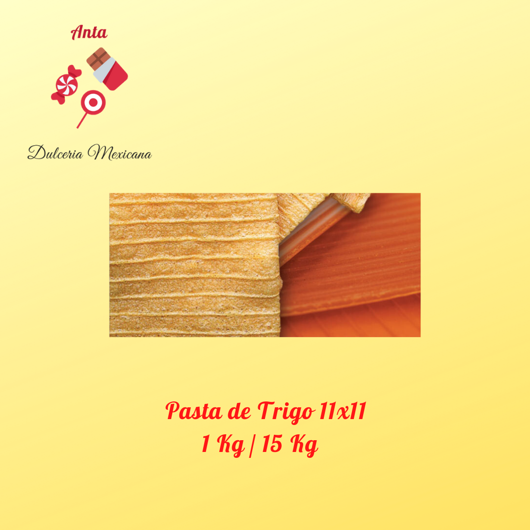 Pasta de Trigo Cuadro 11x11