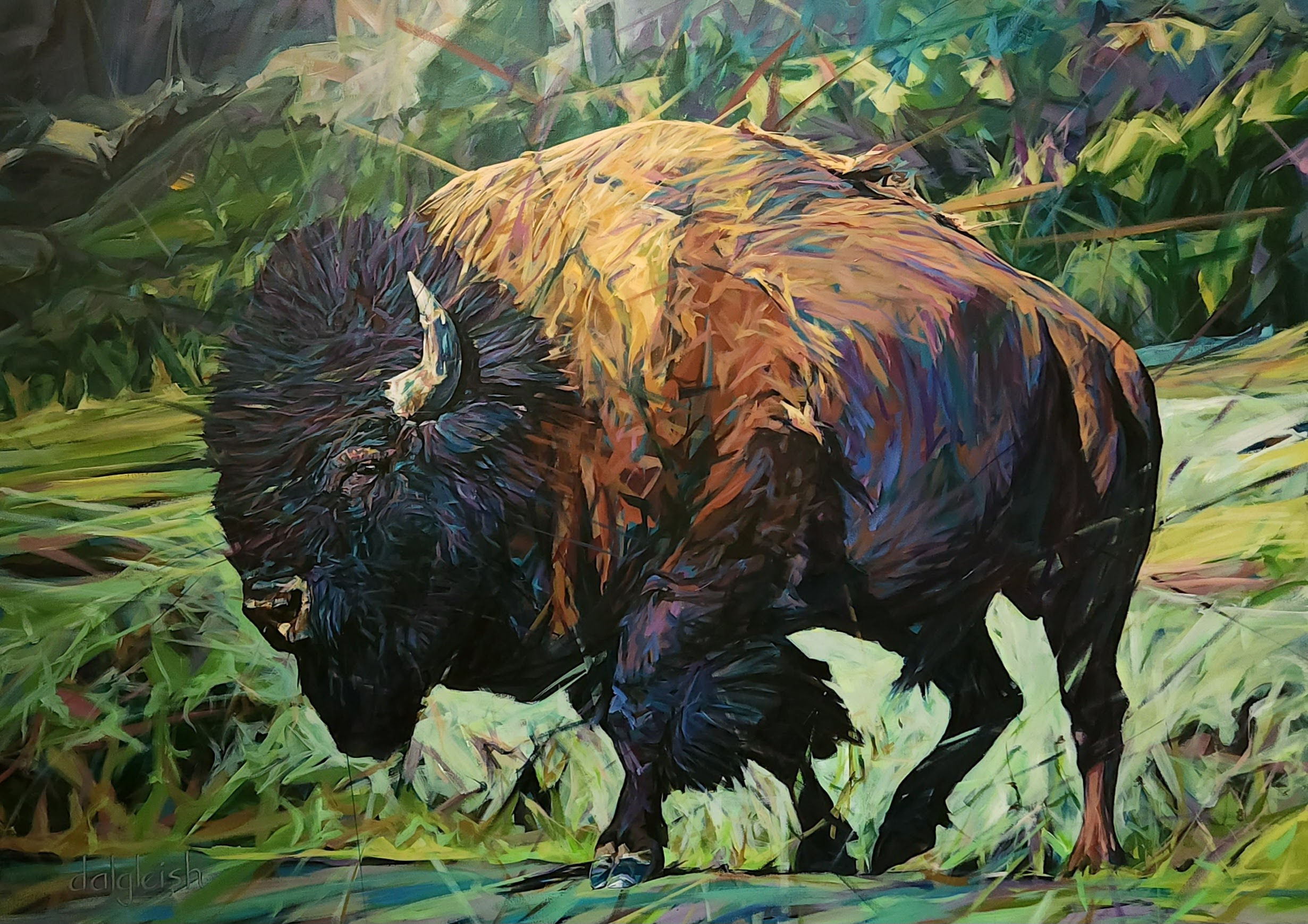 #519 Tatanka 60"x 84"  SOLD