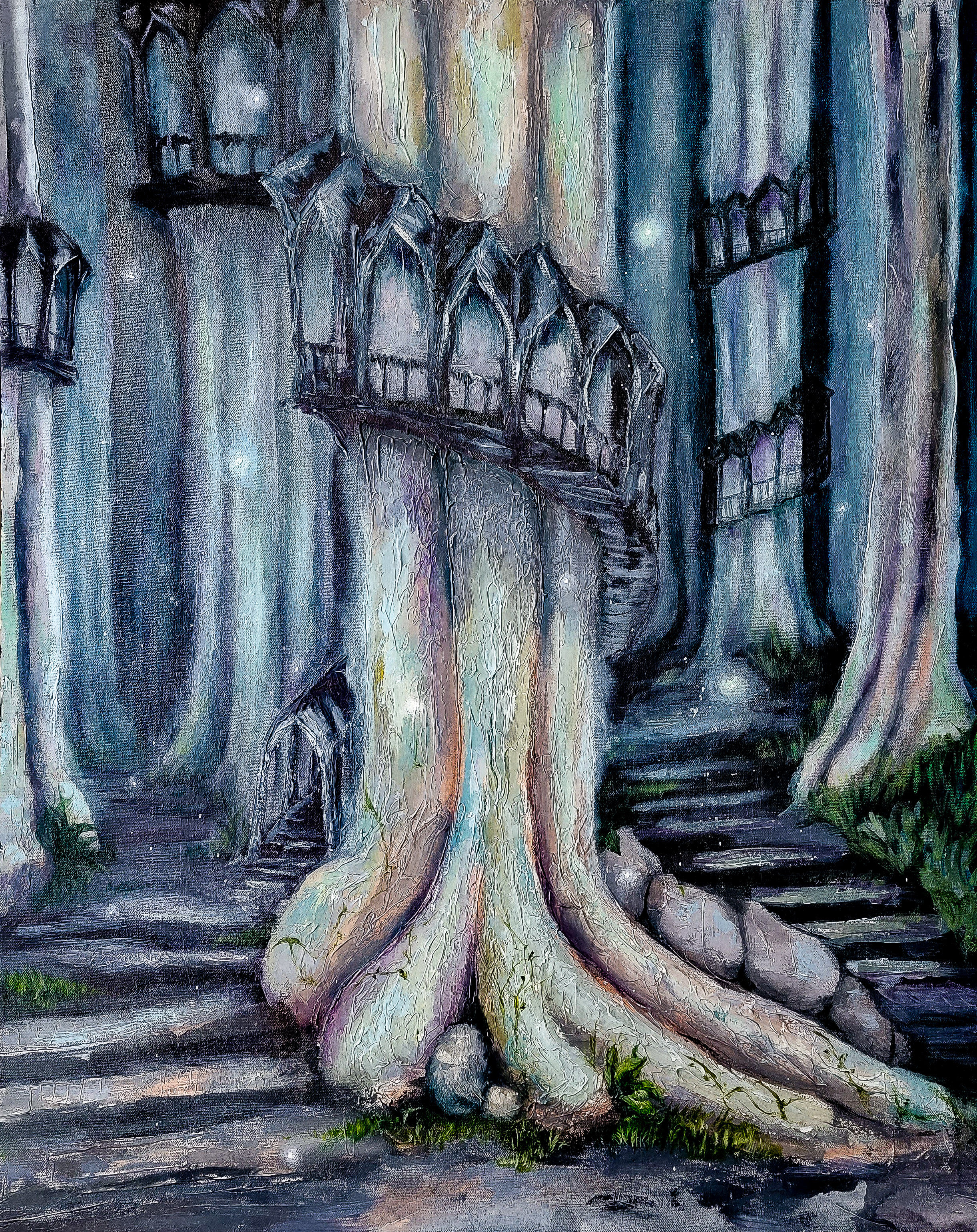 Entering Caradras Galadhon