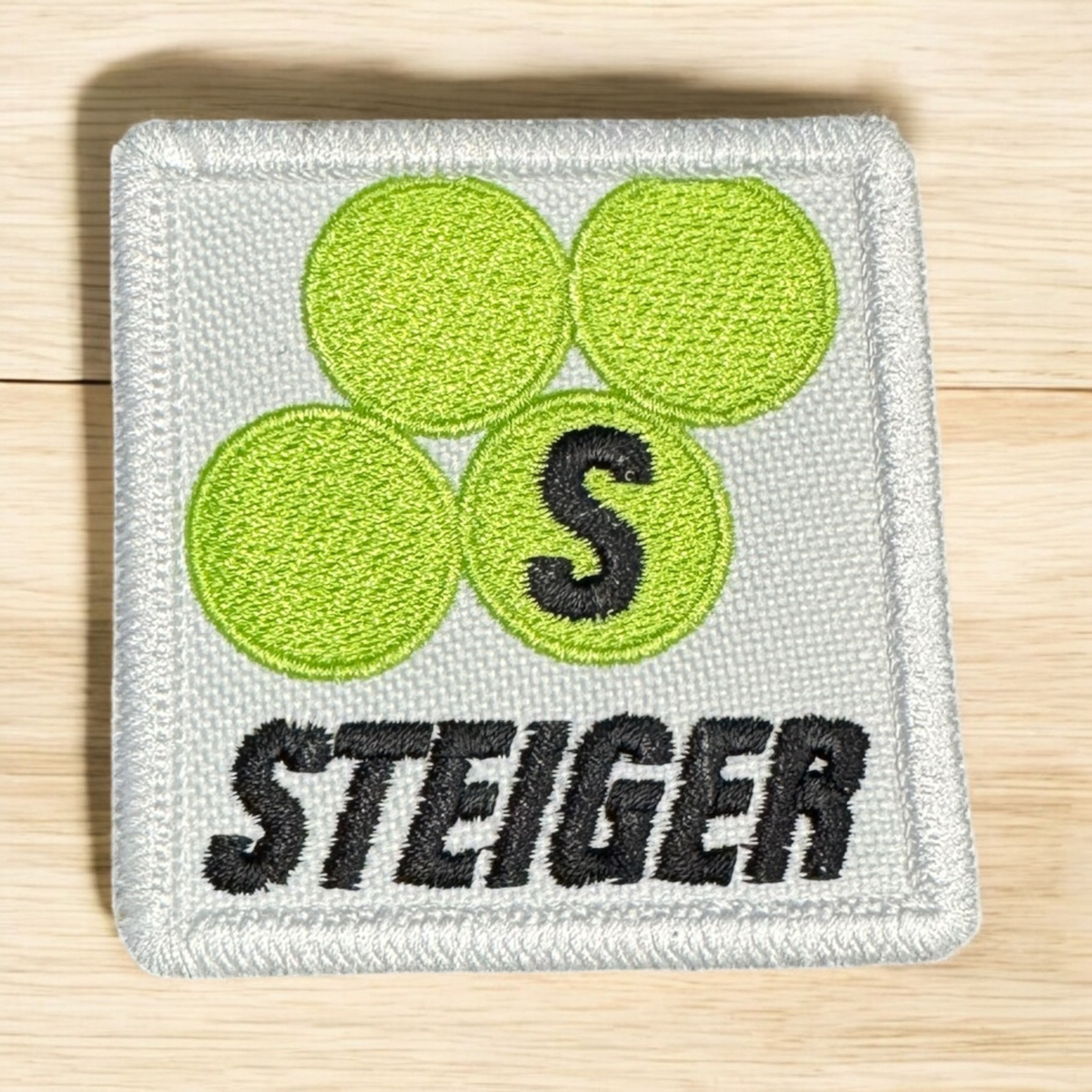 Vintage Replica Steiger Patch White Border